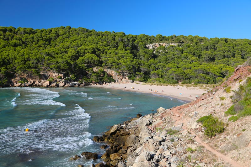 Menorca playa de Algaraiens